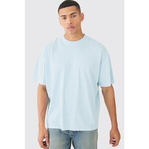 Boohoo Man Blue Oversized Pour Homme Space Short Sleeve T-shirt Size Small